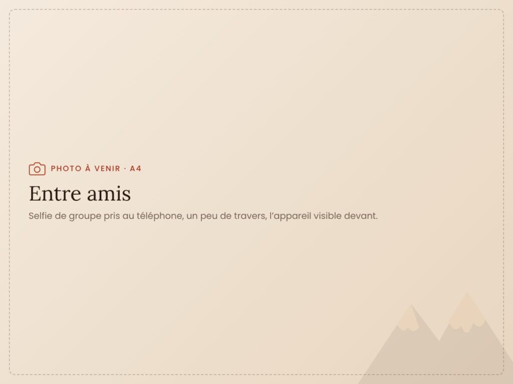 Soirée raclette – Entre amis (A4)