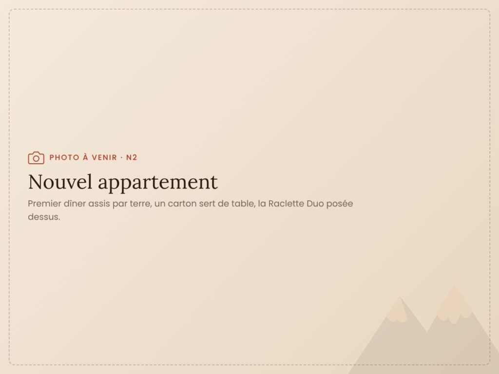 Soirée raclette – Nouvel appartement (N2)