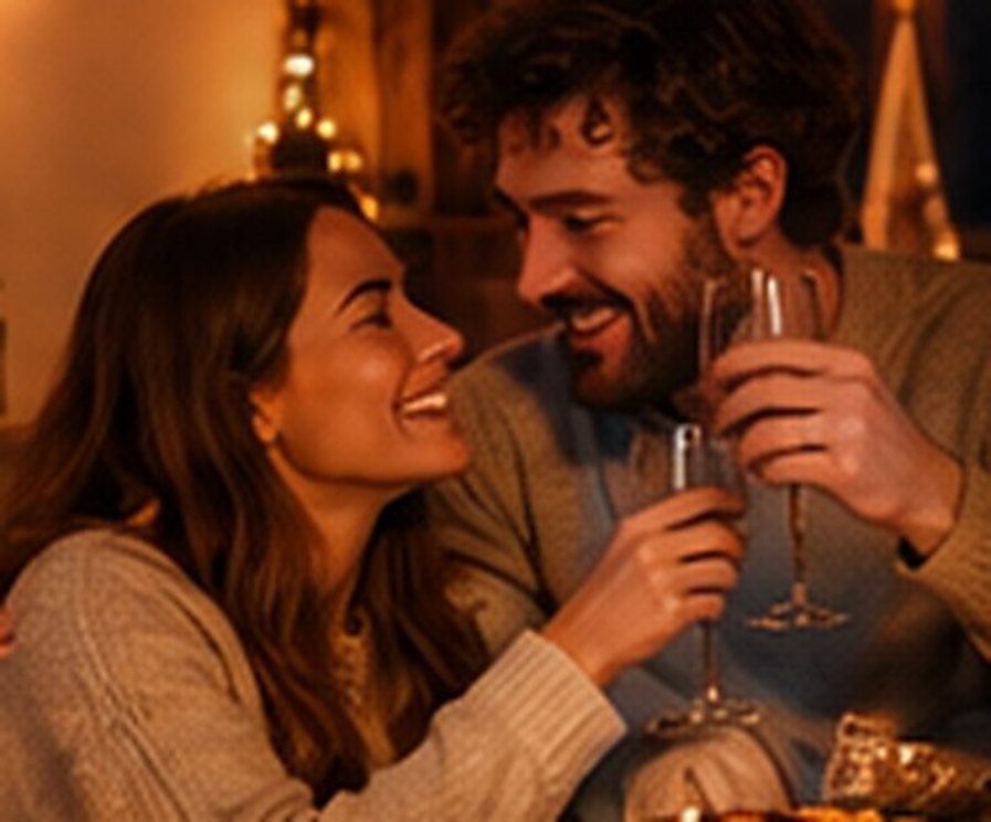 Ambiance chaleureuse d’un dîner raclette à deux